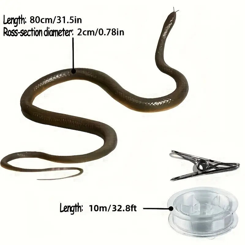 😂Funny Summer 70% OFF-🏌️Golf Snake Prank with String and Clip-Unique Practical Joke Item, Must-Have Novelty Toy