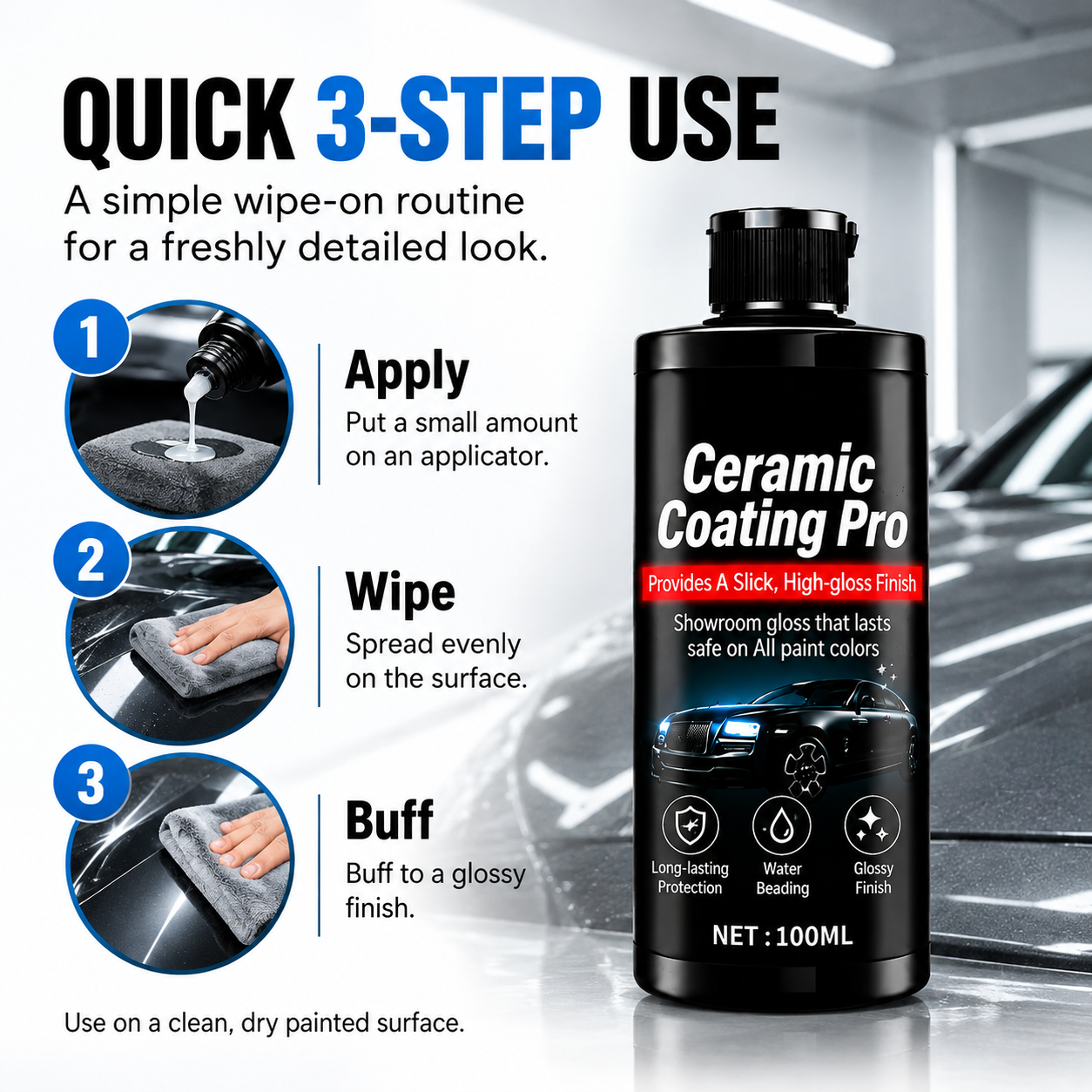 Nano ceramic car coating spray - product image 4