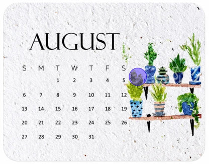 🌱Eco-Friendly Plantable “Timeless” Seed Calendar 2027🍀