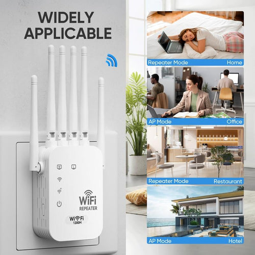 ⏰LAST DAY SALE🎁 WiFi Extender 2026 6-Antenna Strong Signal