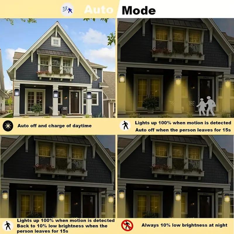 🎁Hot Sale Promotion 58% OFF🔥 Solar Outdoor Wall Lights with Motion Sensor