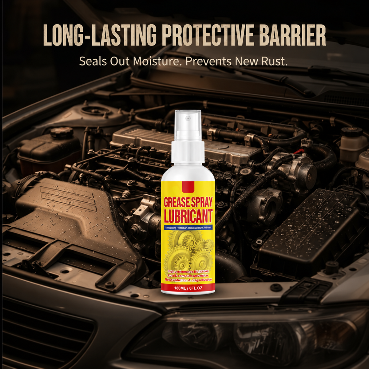 Anti-Rust Lubricant Spray & Rust Remover⏳