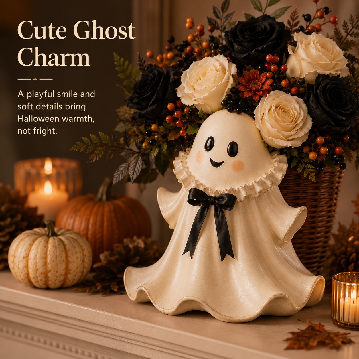 👻 49% OFF Today -Fall Halloween Floral Holde