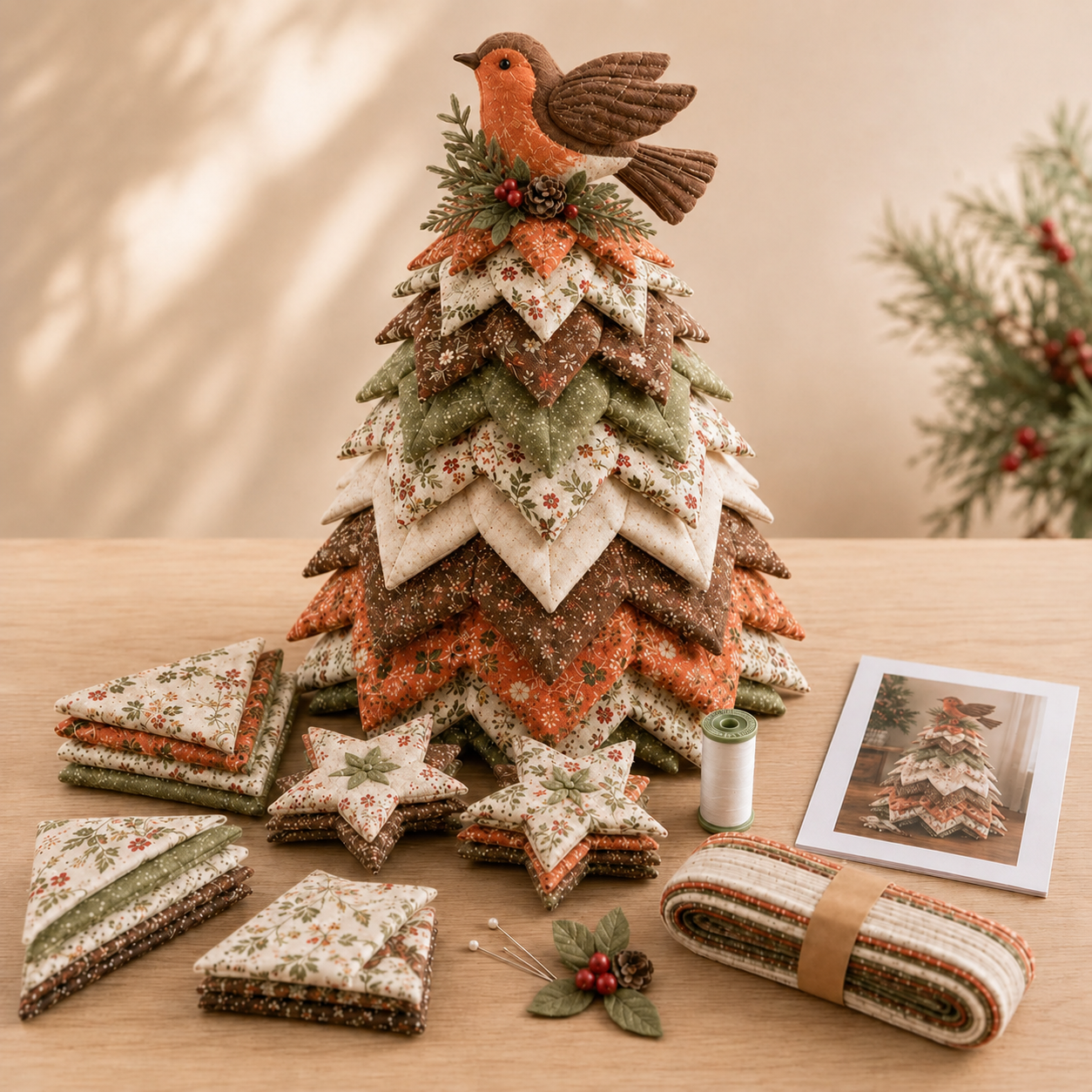 🔥49% Off Last Day -Quilted Christmas Tree DIY Kit