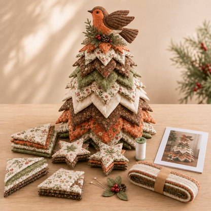 🔥49% Off Last Day -Quilted Christmas Tree DIY Kit
