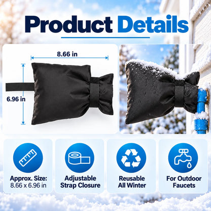❄️ Outdoor Faucet Covers for Winter – Insulated Spigot Protectors