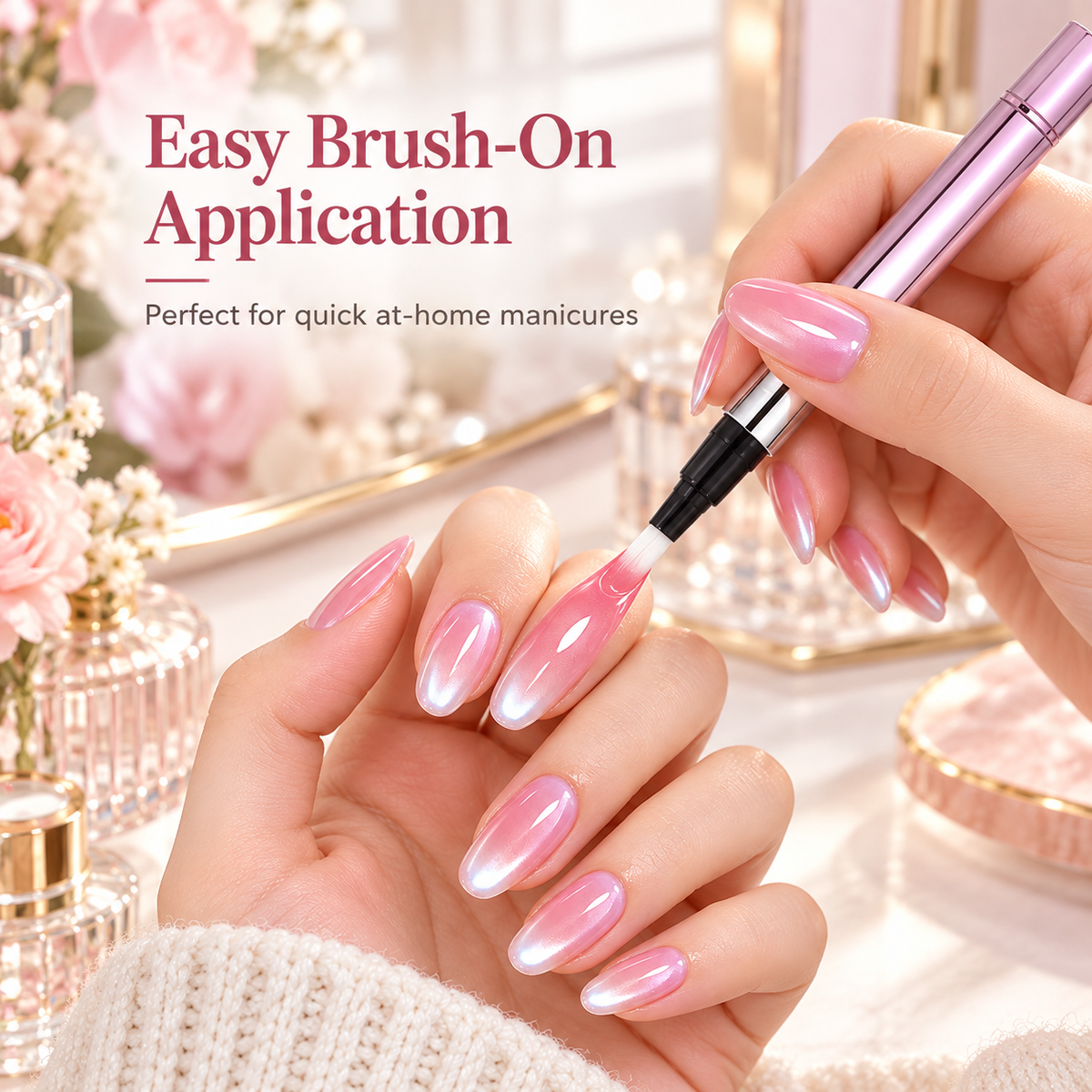 💅 6-in-1 Magnetic Cat-Eye Gel Nail Pen ✨ Salon-Style Nails at Home🍀