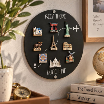 ✈️ Travel Memories Magnet Board – Display the Places You Love