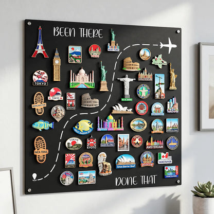 ✈️ Travel Memories Magnet Board – Display the Places You Love