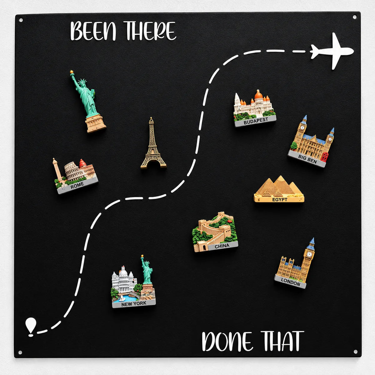 ✈️ Travel Memories Magnet Board – Display the Places You Love