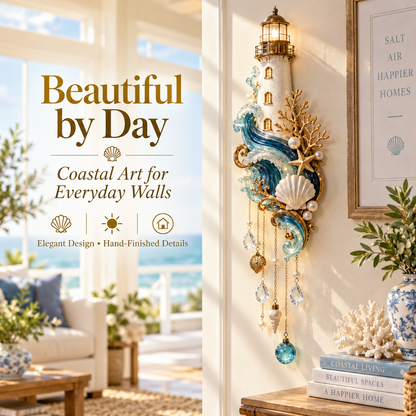 🗼🌊Last Day 49% Lighthouse Tide Wall Light™ – Lighted Coastal Wall Decor