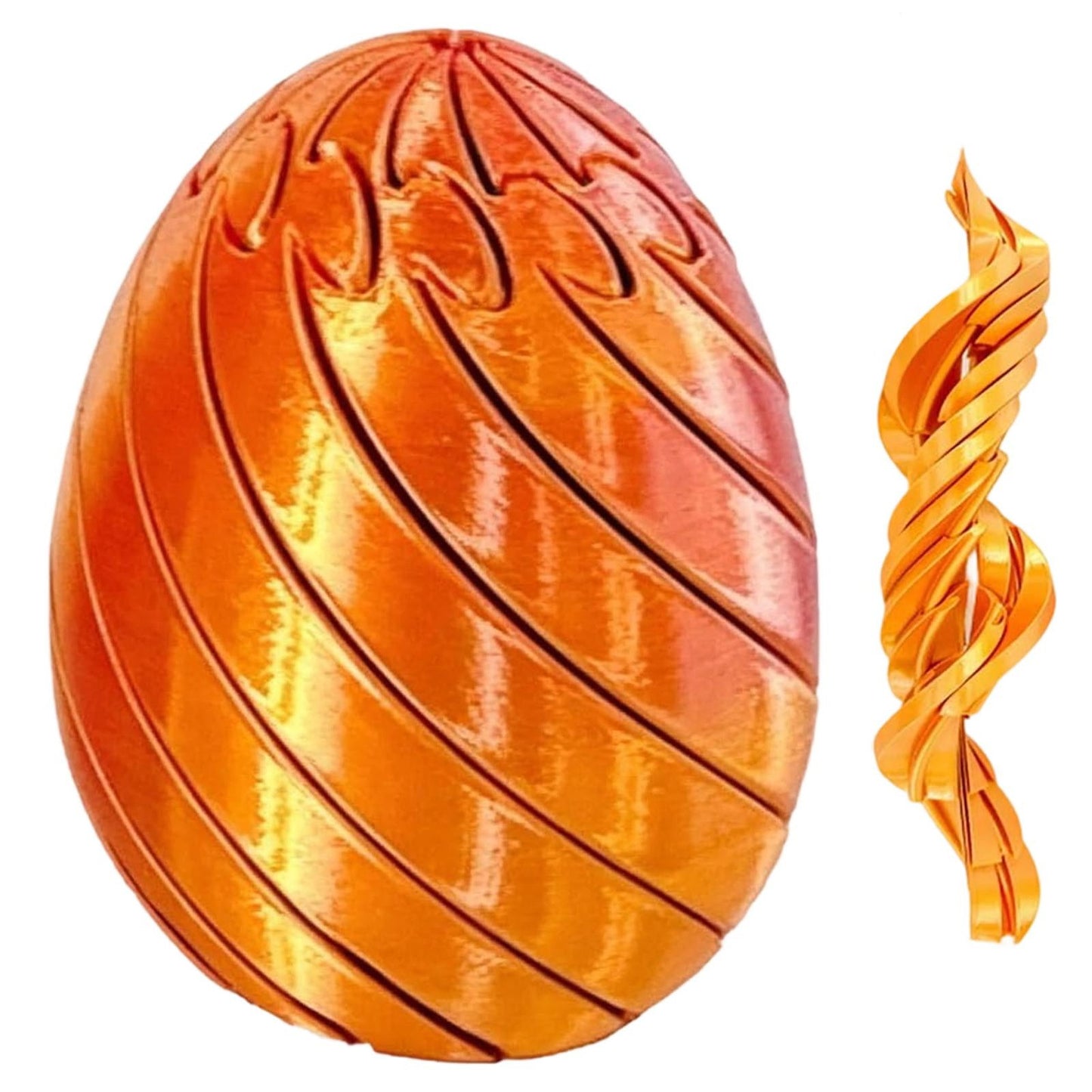 🥚3D Printed Telescopic Rolling Dragon Egg – Stress Relief & Smooth Play