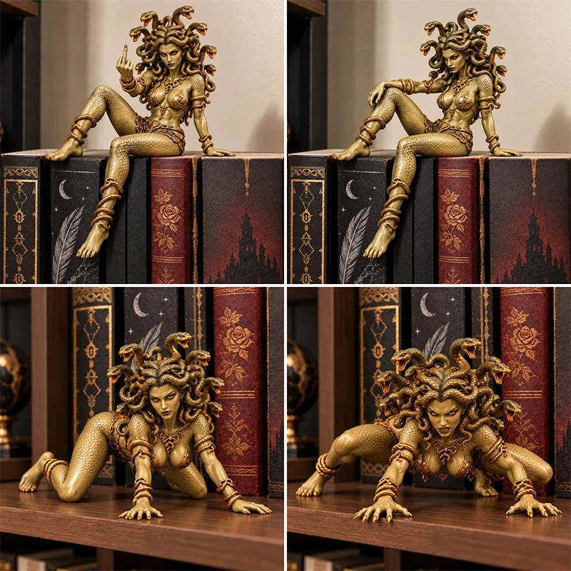 🐍 Medusa Statue – Greek Mythology & Gothic Home Decor ✨