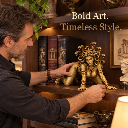 🐍 Medusa Statue – Greek Mythology & Gothic Home Decor ✨