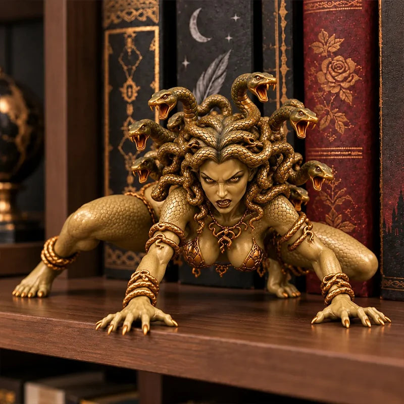 🐍 Medusa Statue – Greek Mythology & Gothic Home Decor ✨
