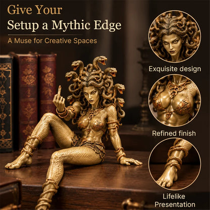 🐍 Medusa Statue – Greek Mythology & Gothic Home Decor ✨