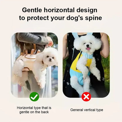 🐶2-in-1 Portable Breathable Pet Carrierk