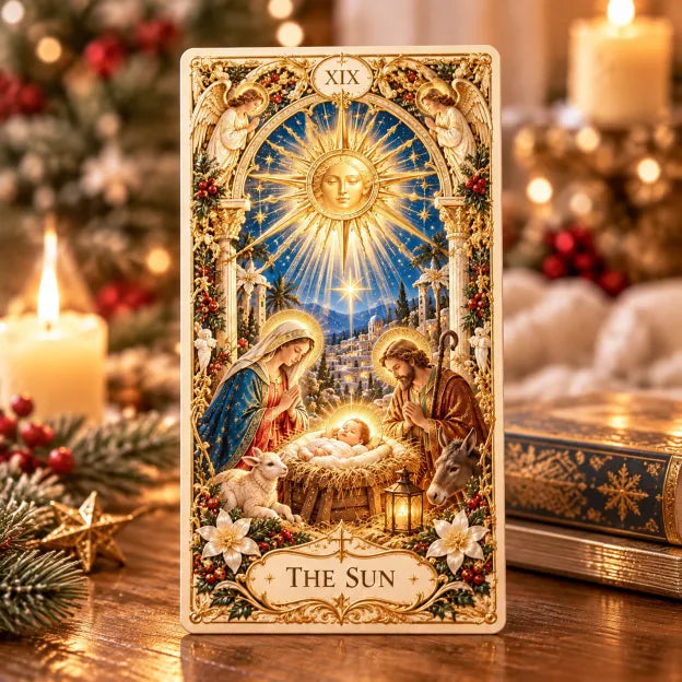 🔥LAST DAY 50% OFF✨The Holy Night Tarot – Christmas Sacred Edition 🎄