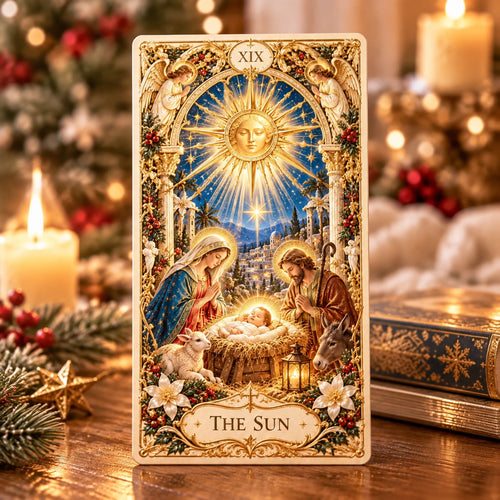 🔥LAST DAY 50% OFF✨The Holy Night Tarot – Christmas Sacred Edition 🎄