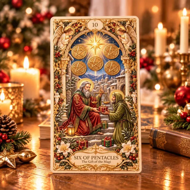 🔥LAST DAY 50% OFF✨The Holy Night Tarot – Christmas Sacred Edition 🎄