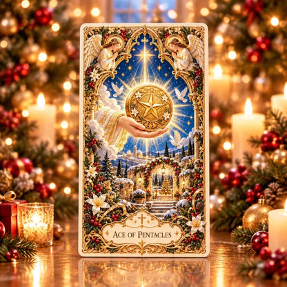 🔥LAST DAY 50% OFF✨The Holy Night Tarot – Christmas Sacred Edition 🎄