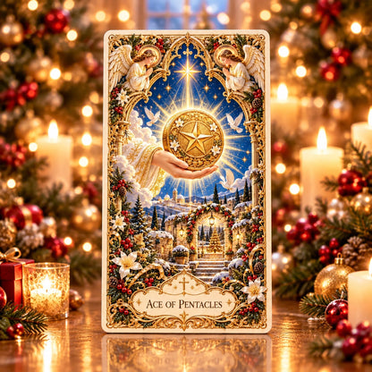 🔥LAST DAY 50% OFF✨The Holy Night Tarot – Christmas Sacred Edition 🎄