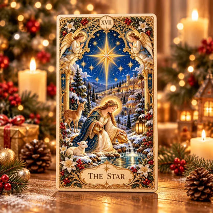 🔥LAST DAY 50% OFF✨The Holy Night Tarot – Christmas Sacred Edition 🎄