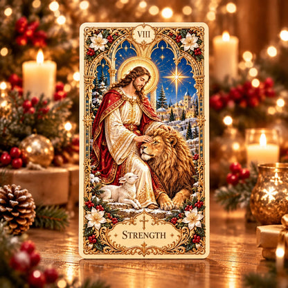 🔥LAST DAY 50% OFF✨The Holy Night Tarot – Christmas Sacred Edition 🎄