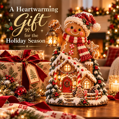 🎄✨ Cozy Christmas Cottage™ – Lighted Holiday Figurine Collection✨