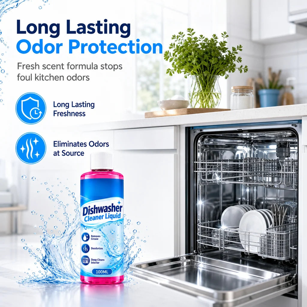 🧼Dishwasher Deep Cleaning Liquid for Grease and Limescale Removal