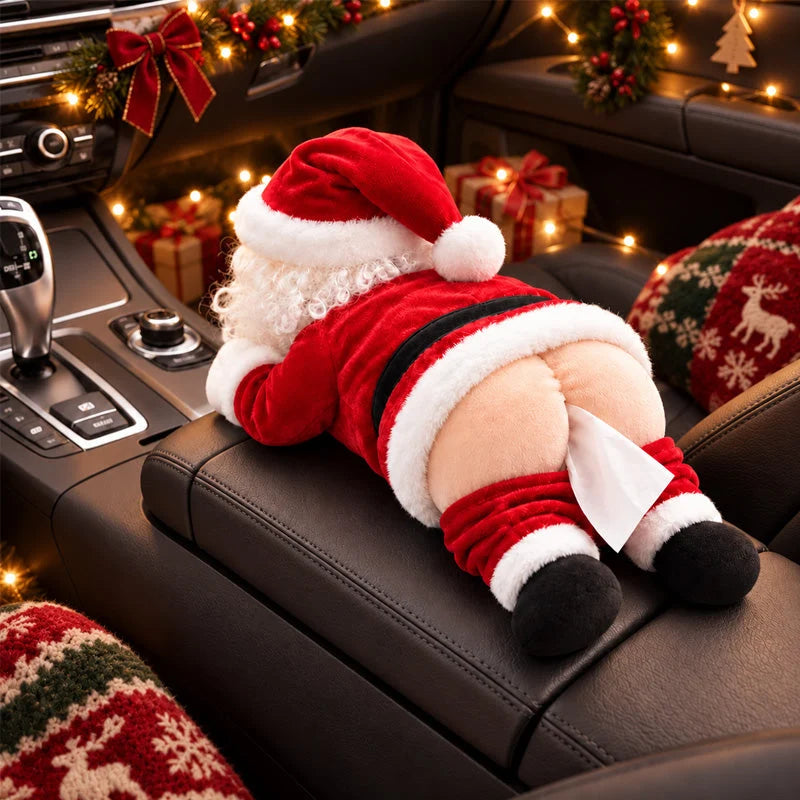 ⏳ Last Day 49% OFF 🎅Funny Santa Butt Tissue Box
