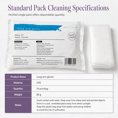 🧪 Chemical Safety 2026 | Disposable Long Gloves | Full Protection & Durable 🛡️