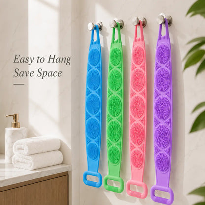🛁Summer Limited-Time 50% OFF 💦Double-Sided Silicone Back Scrubber-Easily exfoliate dead skin