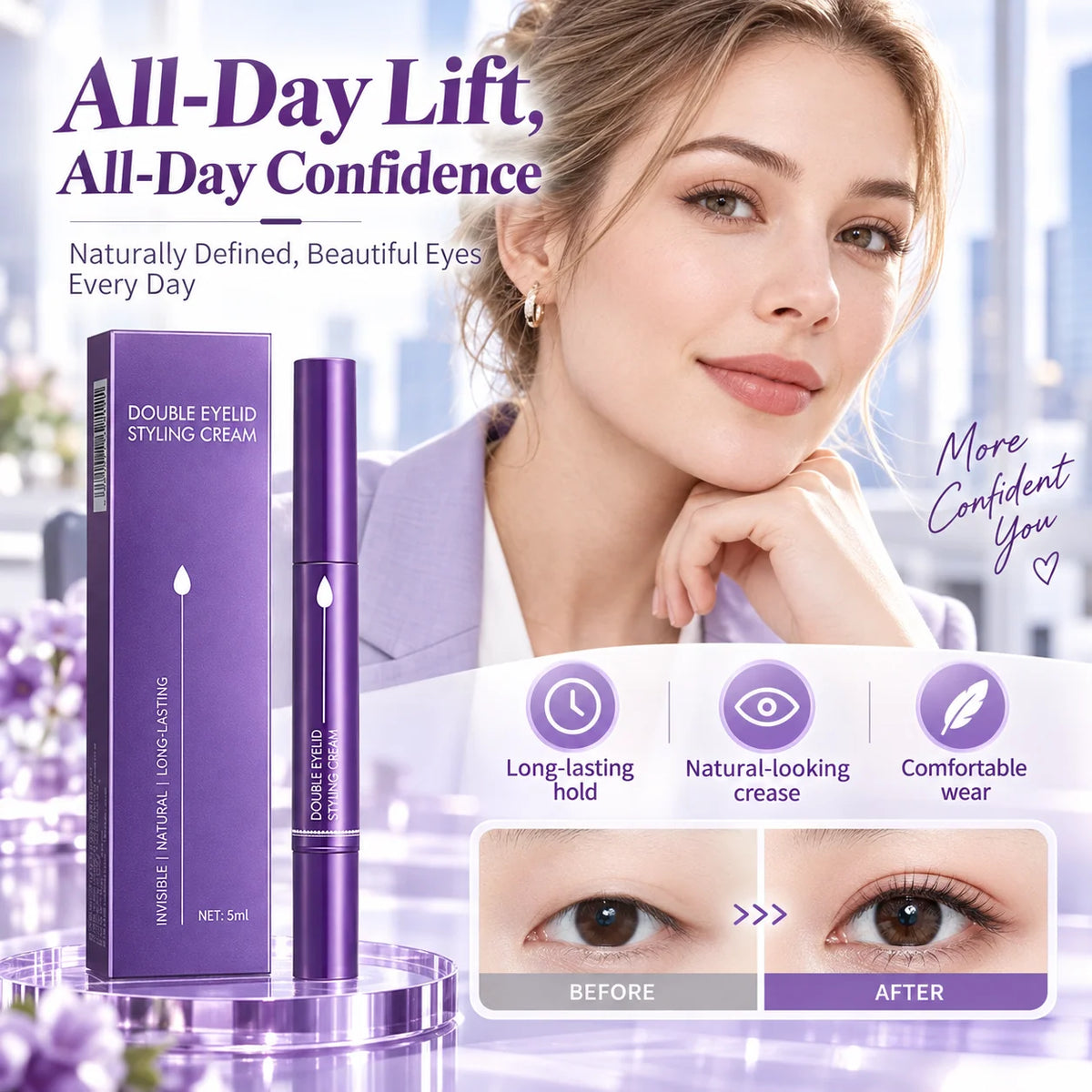 Invisible Double Eyelid Styling Cream Pen 🛍️