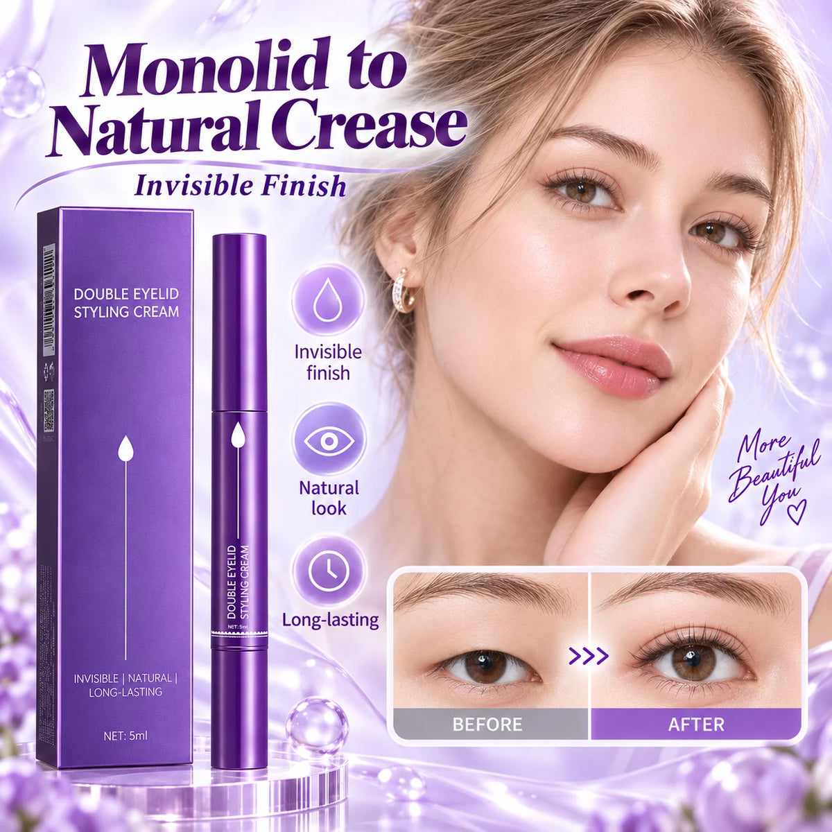 Invisible Double Eyelid Styling Cream Pen 🛍️