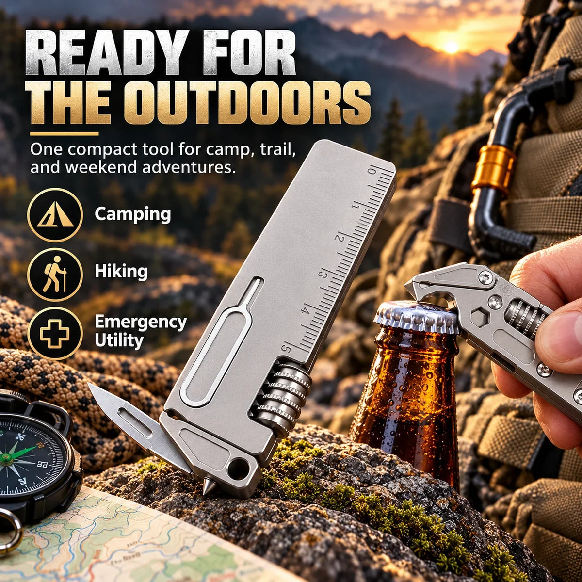 🔧 50% OFF Today! Titanium 10-in-1 Pocket Multi-Tool for Everyday Carry