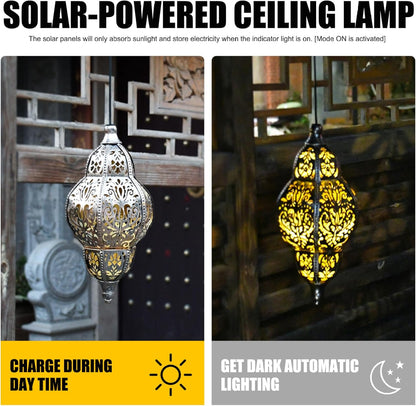 🏮 Baroque Solar Lantern Outdoor Light