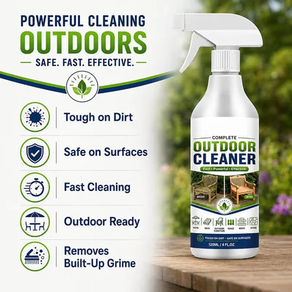 Outdoor Surface Cleaner Spray, Fast Acting Stain Remover for Patio, Wooden Furniture & Outdoor Surfaces