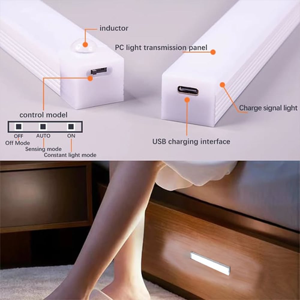 🔥Punch-free Smart Sensor Magnetic Rechargeable LED Lights