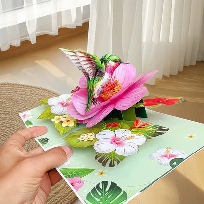 💟Mother's Day Sale🦋 Vibrant 3D  Butterfly & Daisy Pop-Up Greeting Card