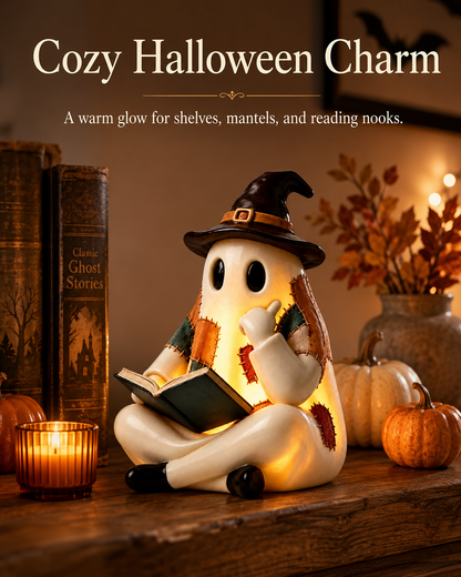 👻Cozy Reading Ghost Night Light
