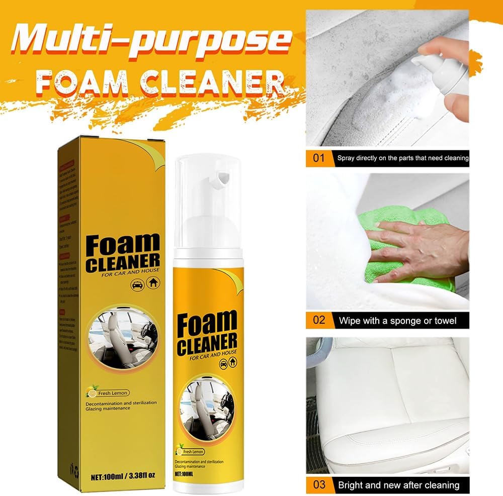 🔥2026 Upgraded Multi-Purpose Car Foam Cleaner
