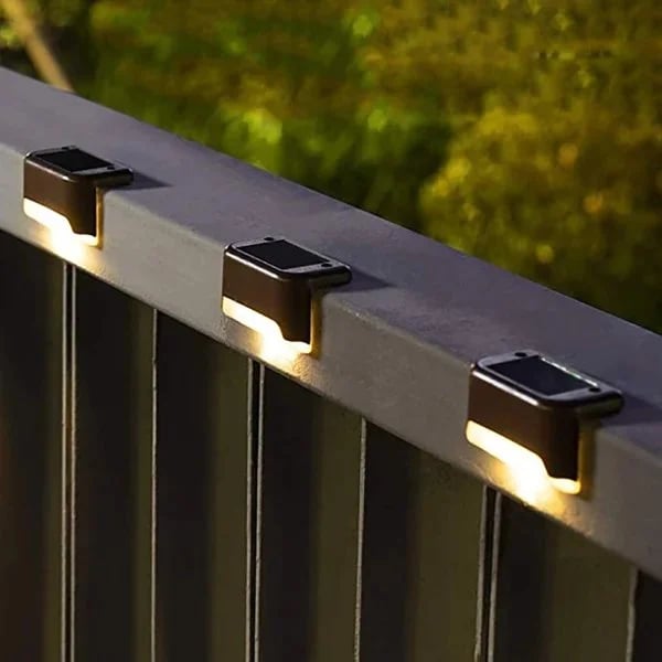 ❤️HOT SELL-LED Solar Lamp Path Staircase Outdoor Waterproof Wall Light