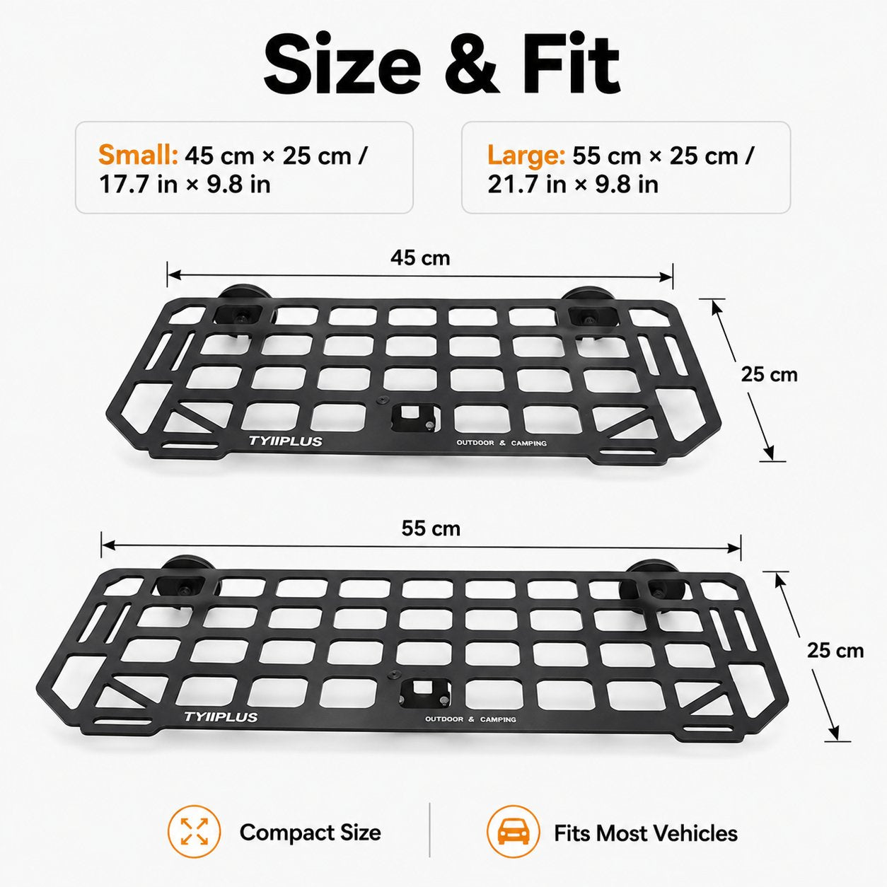 Heavy-Duty Magnetic Vehicle Side Table | Portable Grid Camp Desk