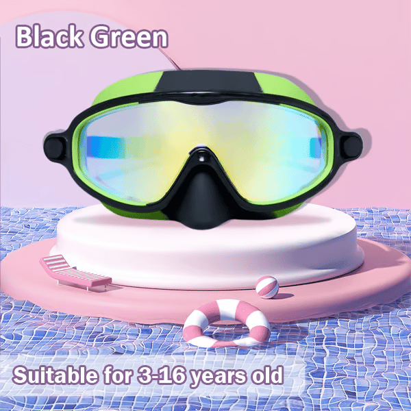 🏊‍♀️Summer is coming🏊‍♀️-HD children's large frame waterproof and anti-fog swimming goggles