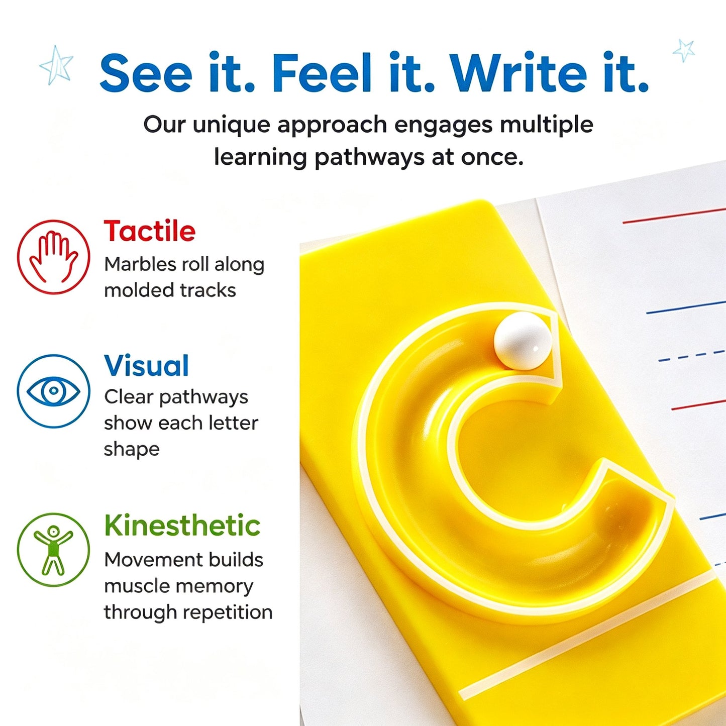 🔤Marble Tracers - Lowercase Letters🌀Roll Into Letter-Writing Fun!🎁Activity Guide Include FREE Letter Formation Poem