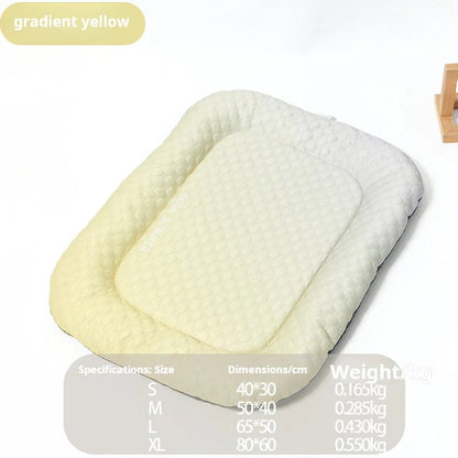🔥⚡50K+ SOLD!❄️Pet Cooling Pad Mat for Dogs and Cats - ✅Breathable Soft Sleeping Cushion for Indoor Floors Sofas🛋️|Car Travel🚗| Washable Multiple Sizes Available
