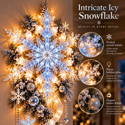 🔥Last Day 49% OFF🔥❄️ Giant Snowflake Blizzard Trail™- Let the Snowstorm Glow Indoors