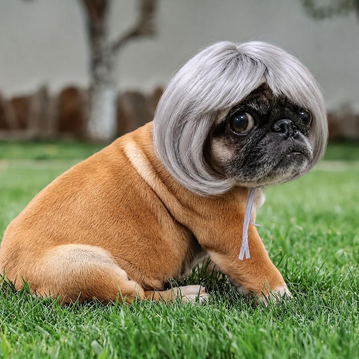 🔥Last Day 49% OFF🐶 Funny Pet Wig Headband for Dogs & Cats