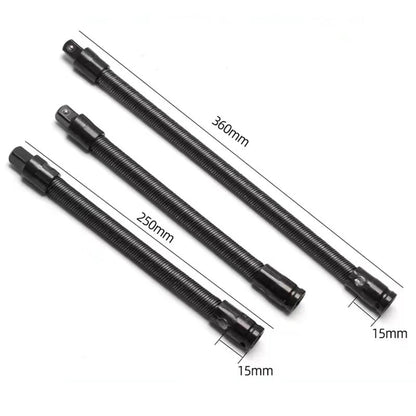 🔧🌀 1/2" Flexible Socket Extension Bar! Conquer Tight Spaces in Seconds🔩🚗